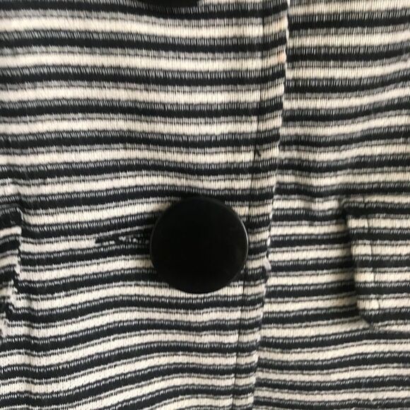 Nicaya Fitted Crop Jacket Black and White Size 8 - Picture 8 of 9